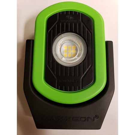 MAXXEON LIGHTING 720 Lumen Hiviz Green Cyclops Rechargeable Work Light MA99173